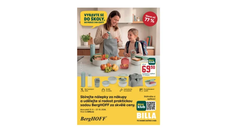 BILLA zahajuje školní sezónu s novým katalogem