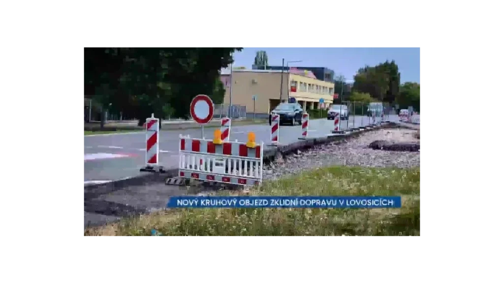 Kruhový objezd v Lovosicích přinese klid do dopravy