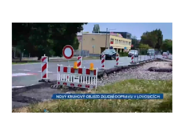 Kruhový objezd v Lovosicích přinese klid do dopravy