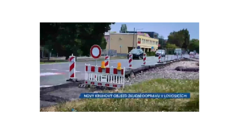 Kruhový objezd v Lovosicích přinese klid do dopravy