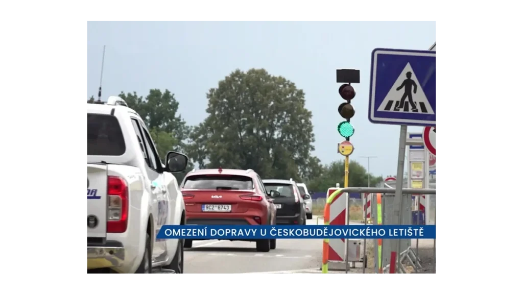 Doprava na letiště v Českých Budějovicích zpožděná