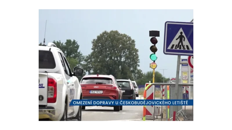 Doprava na letiště v Českých Budějovicích zpožděná