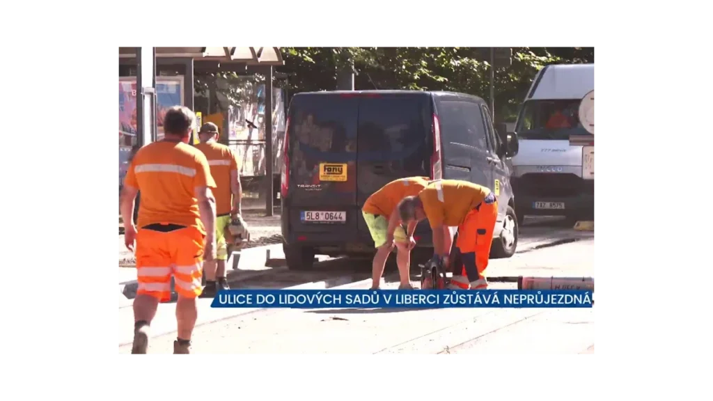 Rekonstrukce tramvajové trati v Liberci komplikuje dopravu