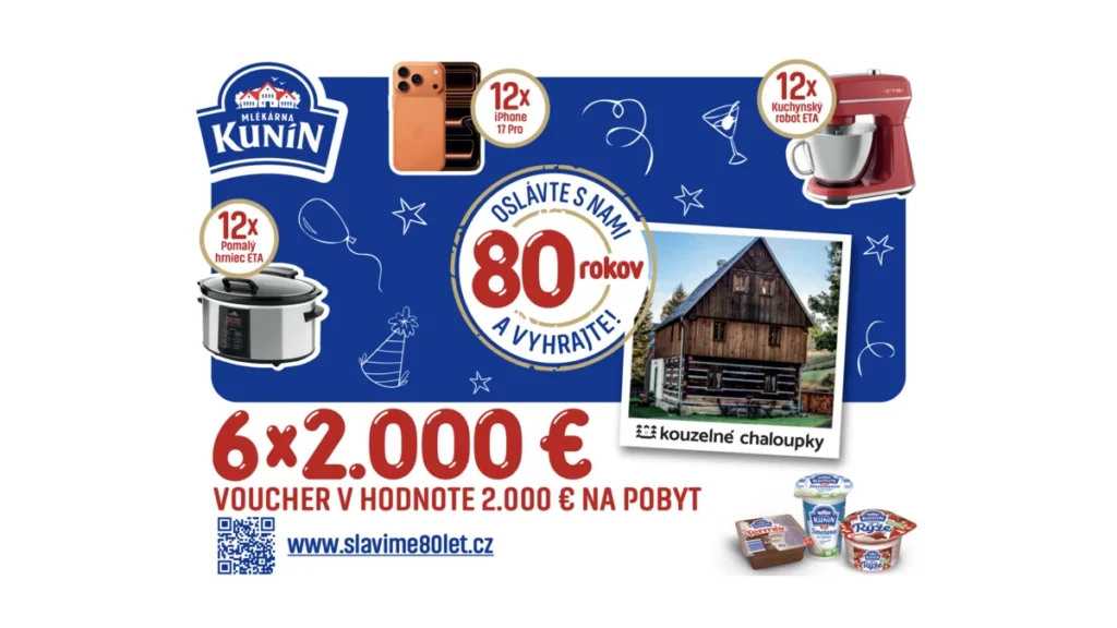 Oslava 80 let Mlékárny Kunín a skvělé výhry