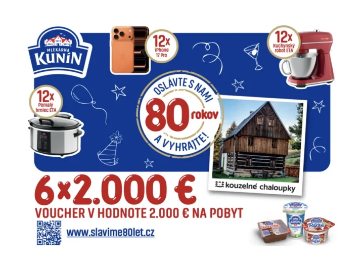 Oslava 80 let Mlékárny Kunín a skvělé výhry