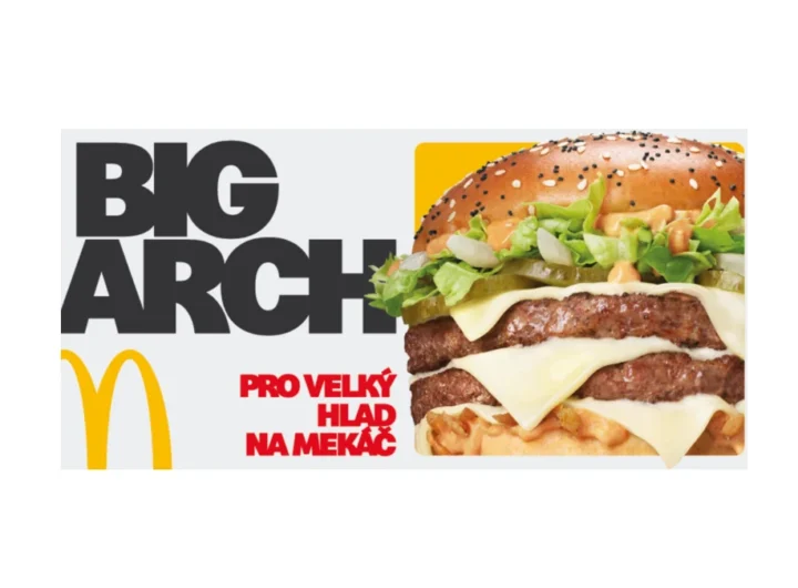 Nový Big Arch burger v McDonald's láká gurmány
