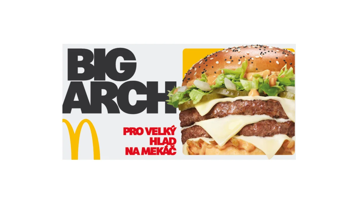 Nový Big Arch burger v McDonald's láká gurmány