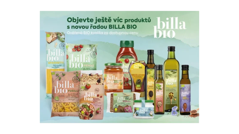 BILLA představuje revoluční biopotraviny na českém trhu