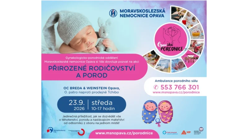 Objevte přirozené rodičovství v OC Breda Opava
