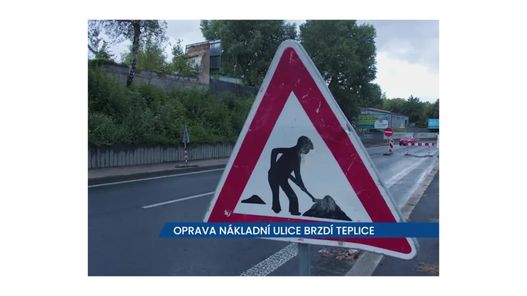 Oprava silnice I/13 v Teplicích: aktuální situace