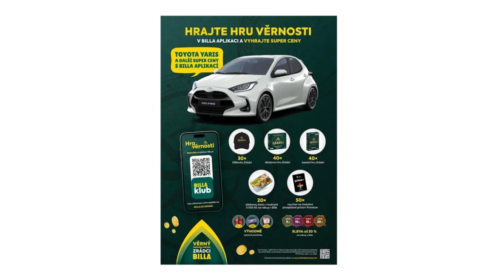 BILLA zahajuje soutěž o Toyota Yaris a další ceny