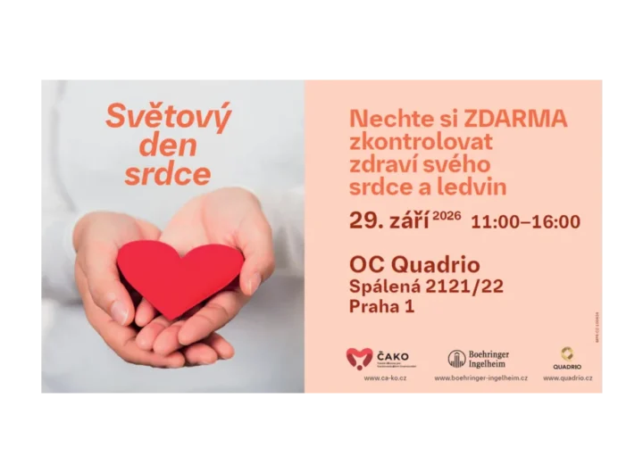 Bezplatná vyšetření zdraví srdce a ledvin v Praze