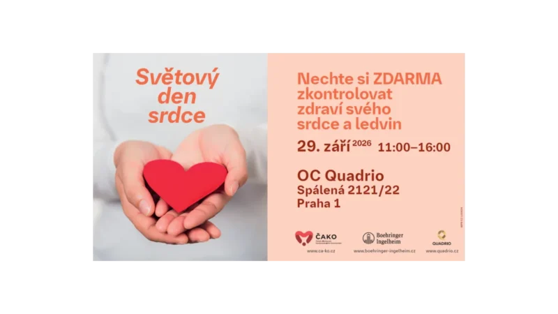 Bezplatná vyšetření zdraví srdce a ledvin v Praze